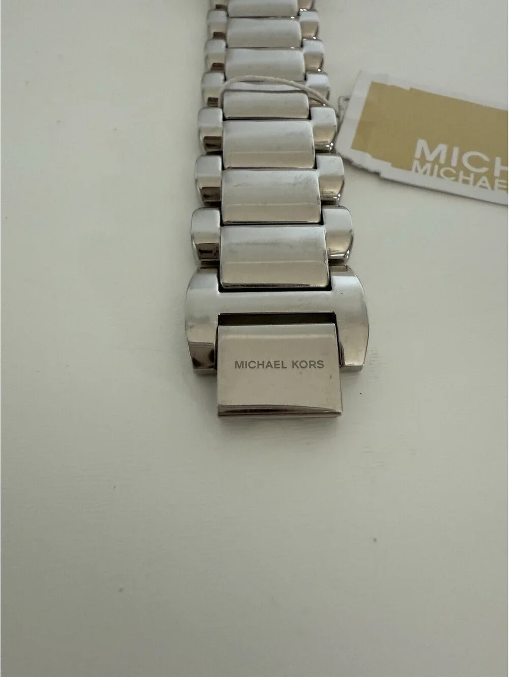Michael Kors MK3375 Watch Stainless Steel Band w/ Rhinestones Face Adult EUC
